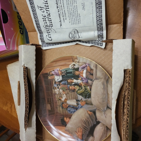 Little house on the prairie plate